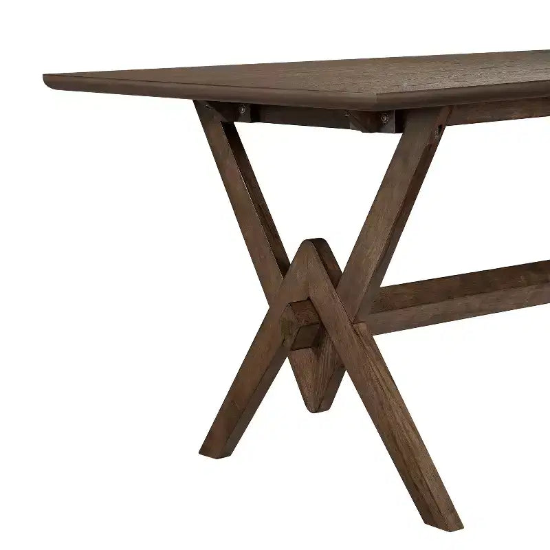 Christopher Knight Home Raisa, set da pranzo a 5 pezzi in legno di Hevea in stile rustico con sedie imbottite in tessuto Bouclé