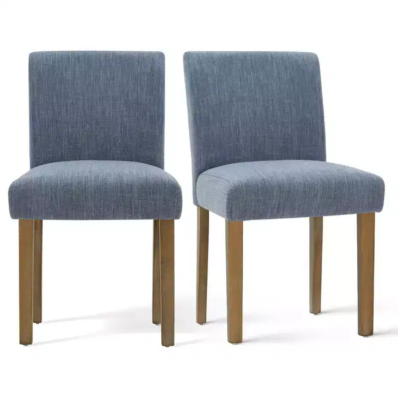 Set da Pranzo Espandibile per 8 Persone, Tavolo Rettangolare con Allunghe Rimovibili e Sedie in Lino Senza Braccioli, con Gambe in Legno Massello-Panipeachy