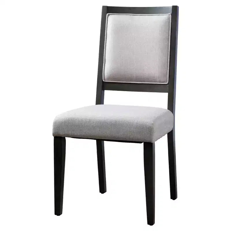 Set da pranzo rustico allungabile Whisen da 7 pezzi, tavolo da cucina a cavalletto da 82" e 6 sedie da pranzo imbottite con gambe in legno di gomma