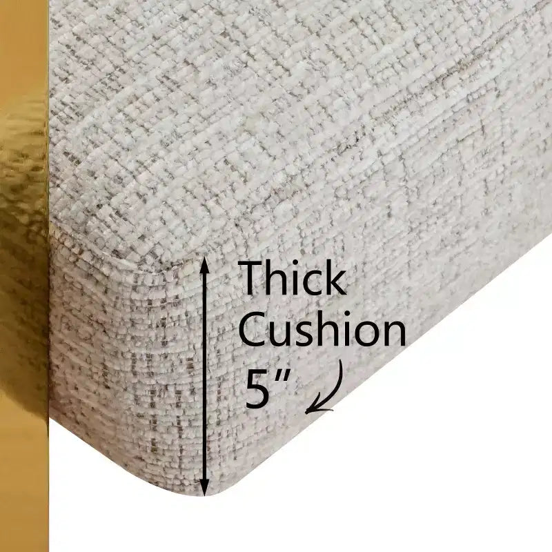 Set Tavolo da Pranzo Estensibile 47-83 per 6 Persone, Tavolo Color Legno Naturale e 6 Sedie da Pranzo Imbottite in Ciniglia con Gambe in Metallo-Panipeachy