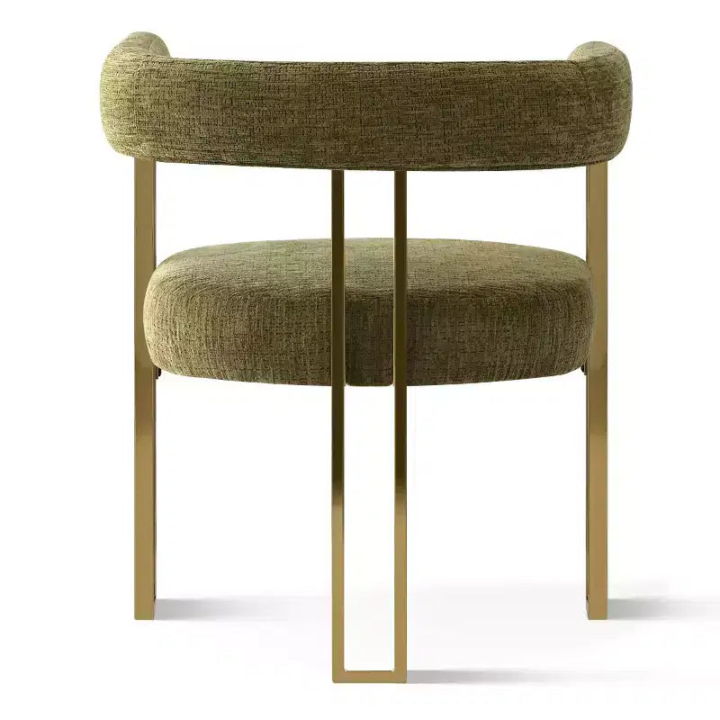Set Tavolo da Pranzo Estensibile 47-83 per 6 Persone, Tavolo Color Legno Naturale e 6 Sedie da Pranzo Imbottite in Ciniglia con Gambe in Metallo-Panipeachy