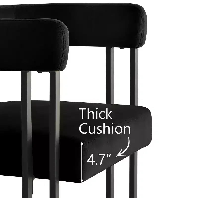 Set da Pranzo Espandibile da Rotondo a Ovale con 8 Sedie in Velluto, Set da Pranzo con Base 3-in-1, da 4 a 8 Posti, Set da Sala da Pranzo Moderno - Panipeachy