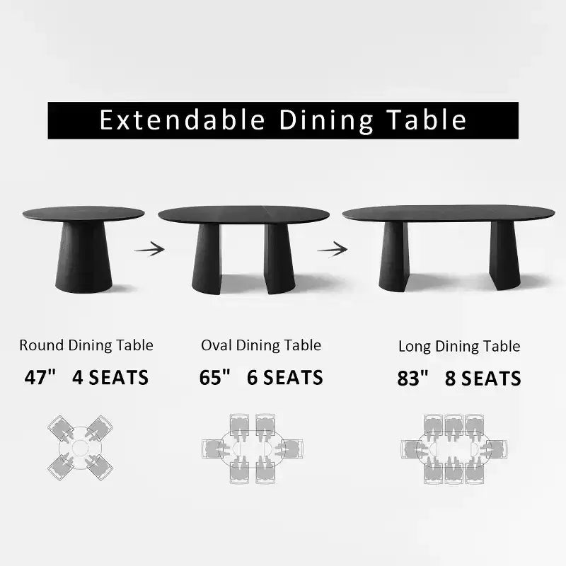 Set tavolo da pranzo allungabile ovale 3 in 1 con sedie imbottite in ciniglia e gambe in metallo dorato, mobili da pranzo versatili-Panipeachy