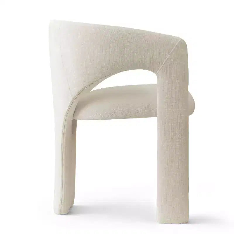 Set Tavolo da Pranzo Rotondo con 2 Poltrone in Ciniglia, Tavolo Moderno con Base a Piedistallo e Sedie Imbottite con Schienale e Braccioli Completi-Panipeachy