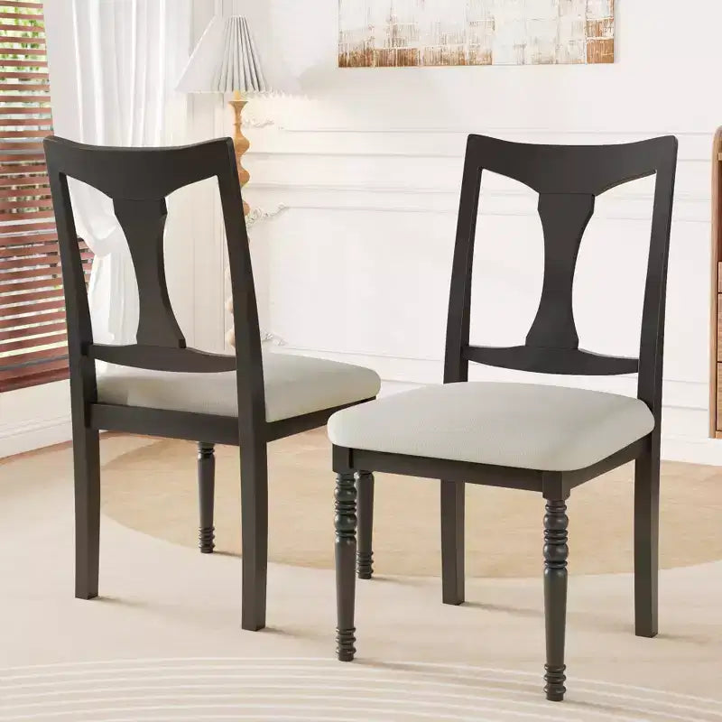 Set da pranzo allungabile da 7 pezzi con tavolo da 152-198 cm e 6 sedie imbottite