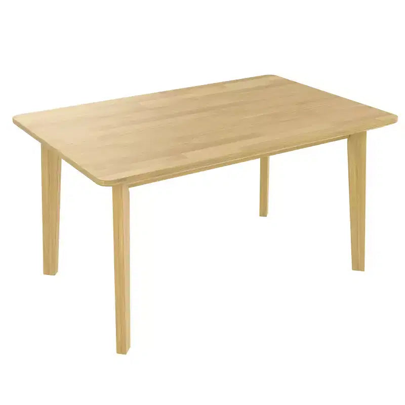Set da pranzo rustico di 5 pezzi con tavolo in legno e 4 sedie imbottite color espresso