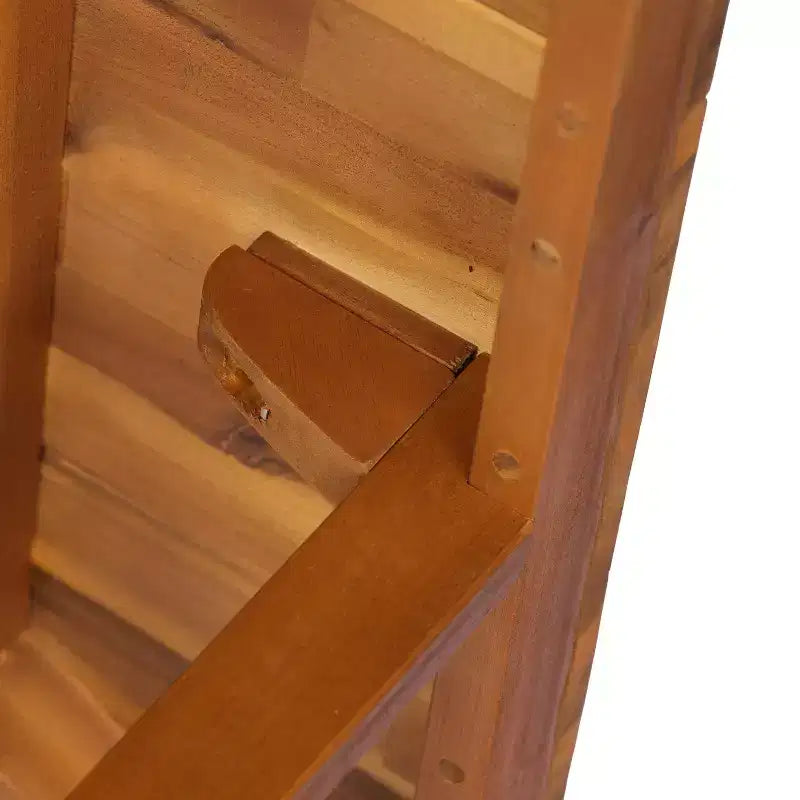 Christopher Knight Home Brigitte Set da pranzo da esterno 7 pezzi in vimini rustico e legno di acacia