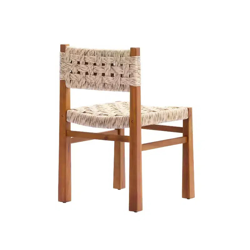 Christopher Knight Home Brigitte Set da pranzo da esterno 7 pezzi in vimini rustico e legno di acacia