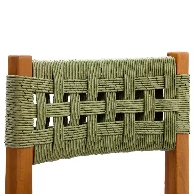 Set da pranzo da esterno Christopher Knight Home Coralie a 7 pezzi in vimini rustico intrecciato e legno di acacia