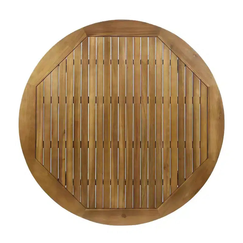Christopher Knight Home Oliver, set da pranzo girevole da esterno per patio, 5 pezzi in legno di acacia e corda con cuscini, tavolo e 4 sedie