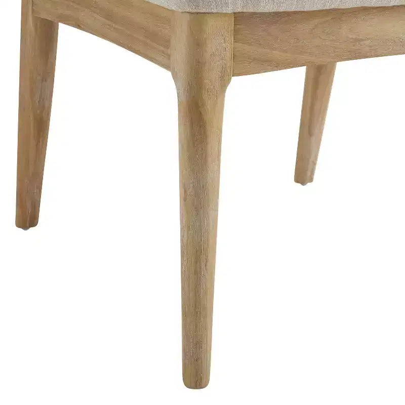 Christopher Knight Home Elowen Set da Pranzo in Stile Fattoria da 7 Pezzi in Legno di Gomma Allungabile con Sedie Imbottite in Tessuto Rattan