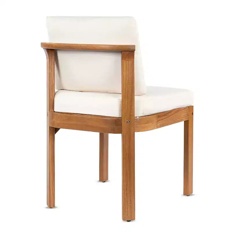 Christopher Knight Home Harrison Patio Set da Pranzo Moderno da 7 Pezzi in Legno di Acacia Espandibile con Tavolo e Sedie con Cuscini