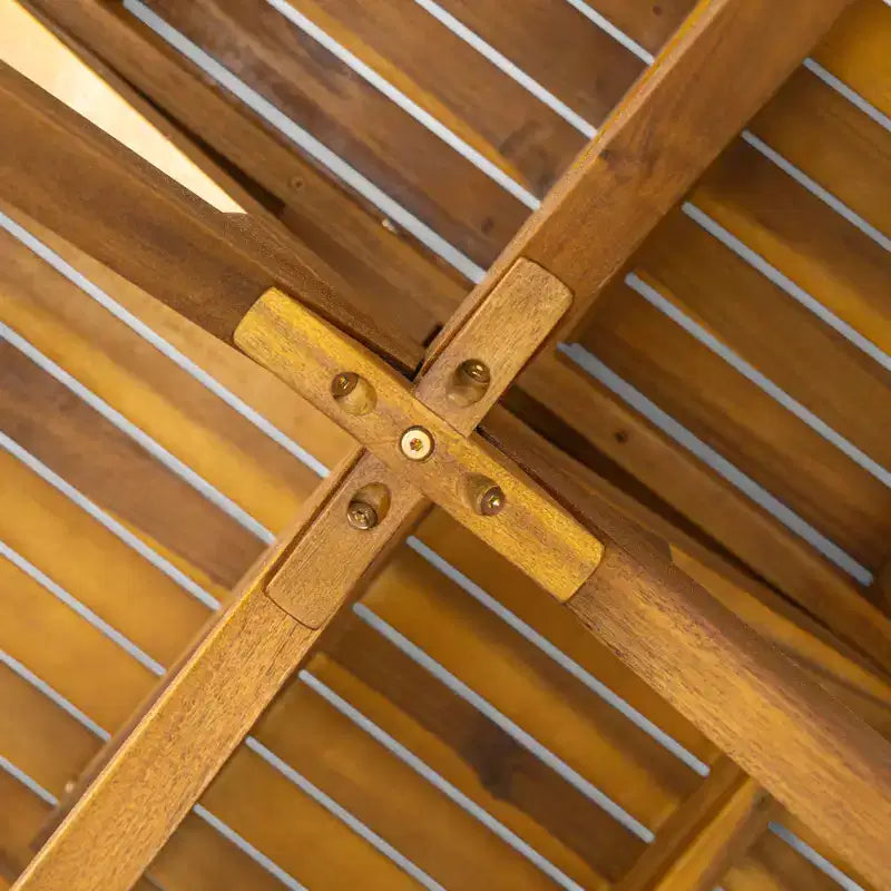 Christopher Knight Home Lucian, set da pranzo a 5 pezzi in legno di acacia, vimini, stile rustico, per patio, con cuscini e tavolo a doghe
