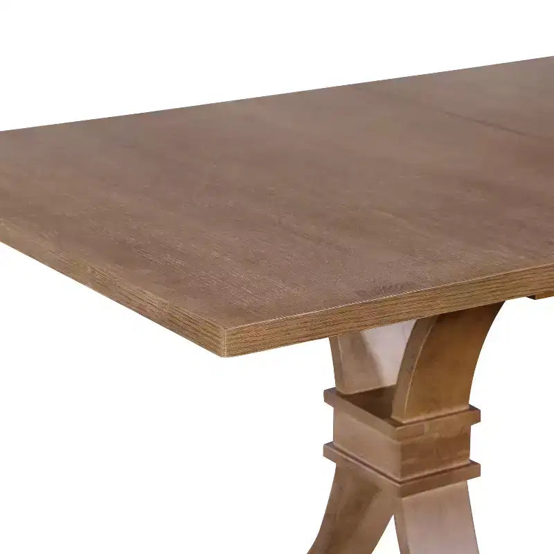 Christopher Knight Home Lyra, set da pranzo contemporaneo in 7 pezzi con tavolo espandibile, in legno di caucciù, con tappezzeria