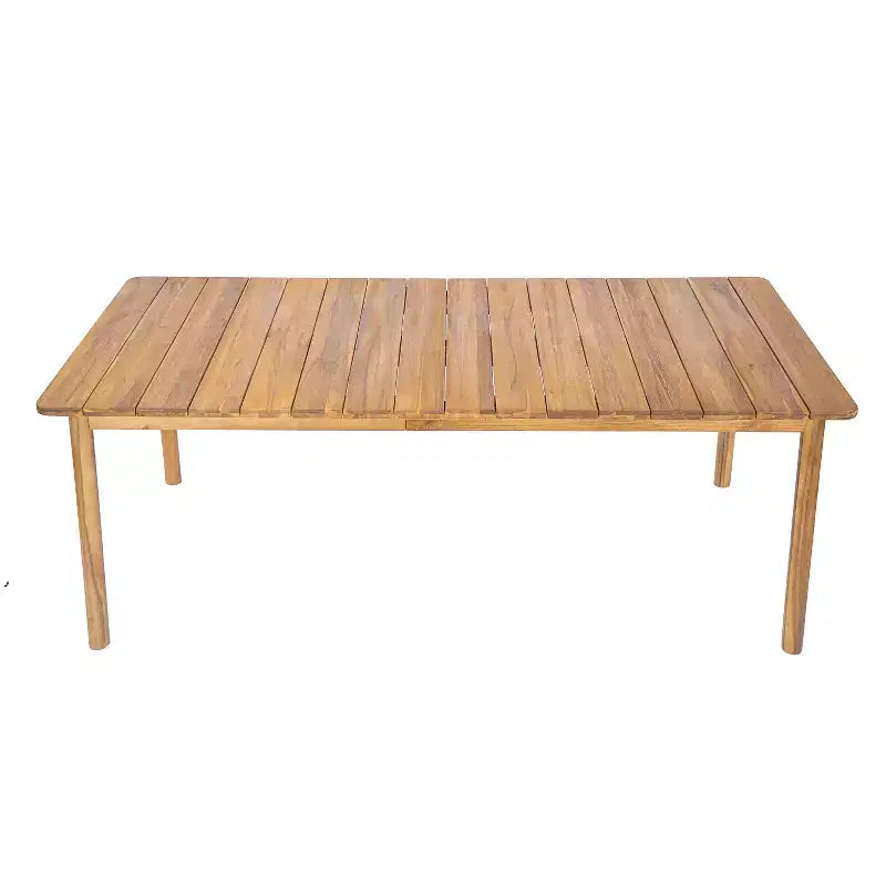 Christopher Knight Home Emeric Set da Pranzo da Esterno Bohemien 9 Pezzi in Legno di Acacia e Corda con Tavolo a Doghe