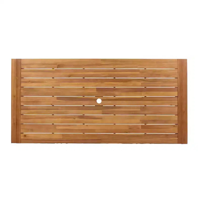 Christopher Knight Home Prem Modern Set da pranzo da esterno 5 pezzi in legno di acacia con corda intrecciata in PE e tavolo a doghe