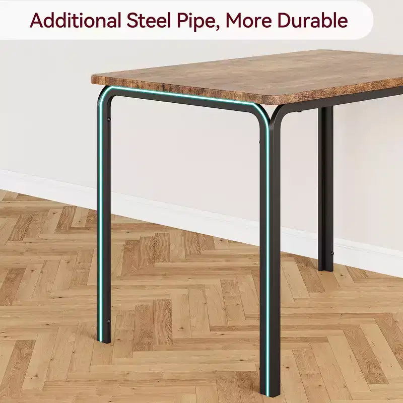 Set Tavolo da Pranzo Compatto Salvaspazio per 2, Tavolo Quadrato Moderno con 2 Sedie, per Piccoli Appartamenti, Cucine, Angoli Colazione 73.9 x 73.9 x 76.2 cm