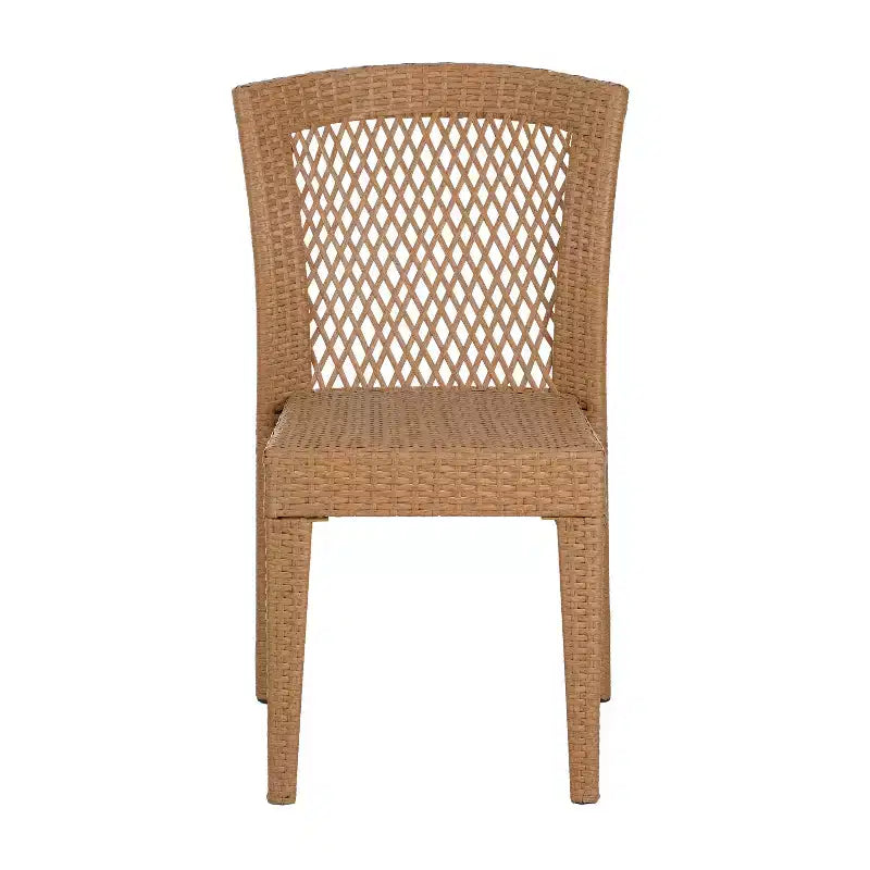 Christopher Knight Home Magnus Set da pranzo moderno 7 pezzi in acacia e ferro con tavolo a doghe e design in rattan sintetico