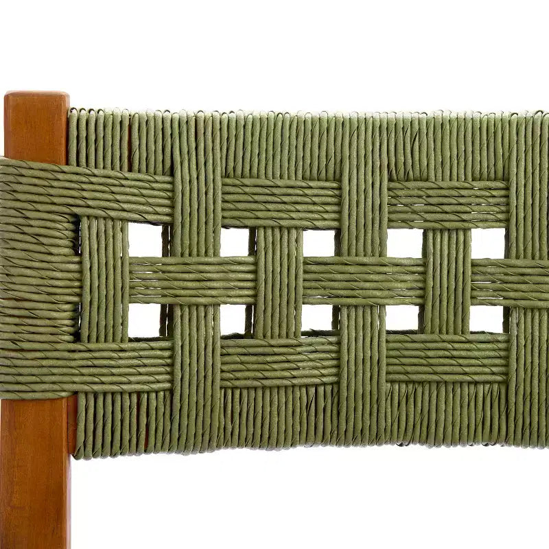 Christopher Knight Home Synci, set da pranzo da giardino moderno a 7 pezzi in acacia con tavolo a doghe e design in vimini