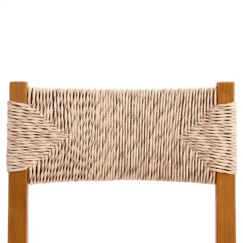 Christopher Knight Home Wriby Set da Pranzo Moderno da Esterno a 7 Pezzi in Acacia con Tavolo Espandibile a Doghe e Design in Vimini
