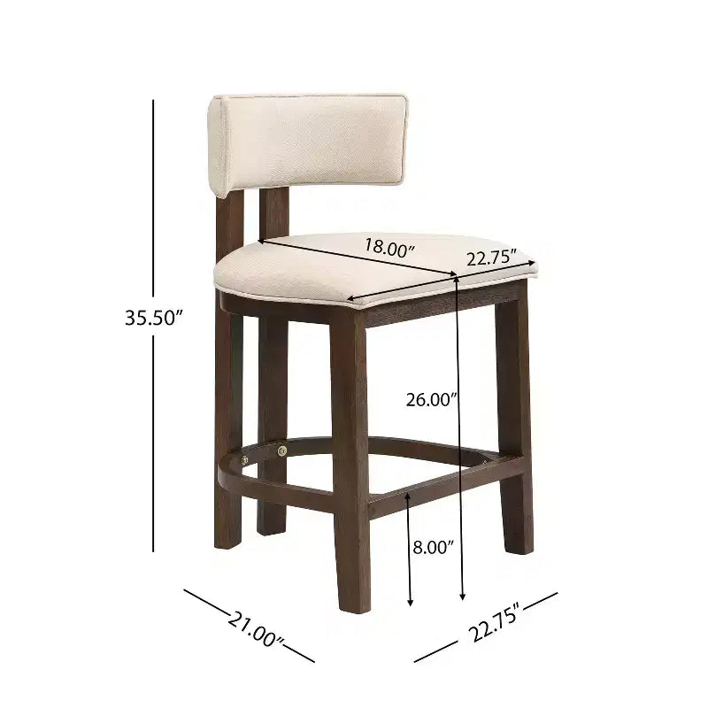 Christopher Knight Home Quini Set da Pranzo Moderno da 5 Pezzi in Legno con Base a Piedistallo e Gambe in Legno di Gomma