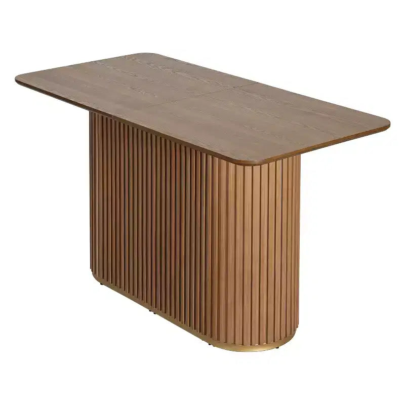 Christopher Knight Home Quini Set da Pranzo Moderno da 5 Pezzi in Legno con Base a Piedistallo e Gambe in Legno di Gomma