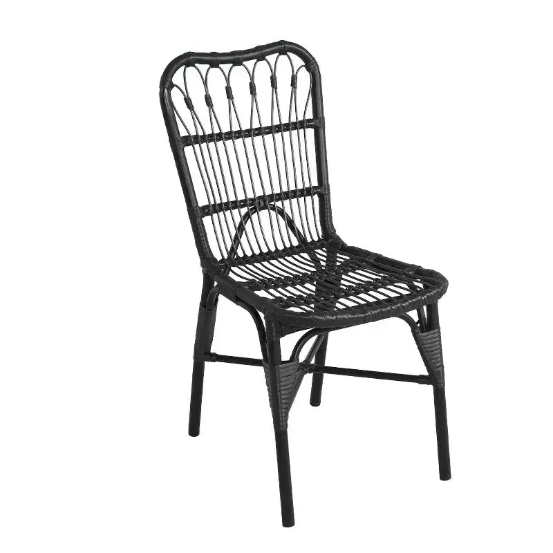 Christopher Knight Home Bruni Set da pranzo moderno di 7 pezzi per patio in ferro e rattan PE con tavolo ovale