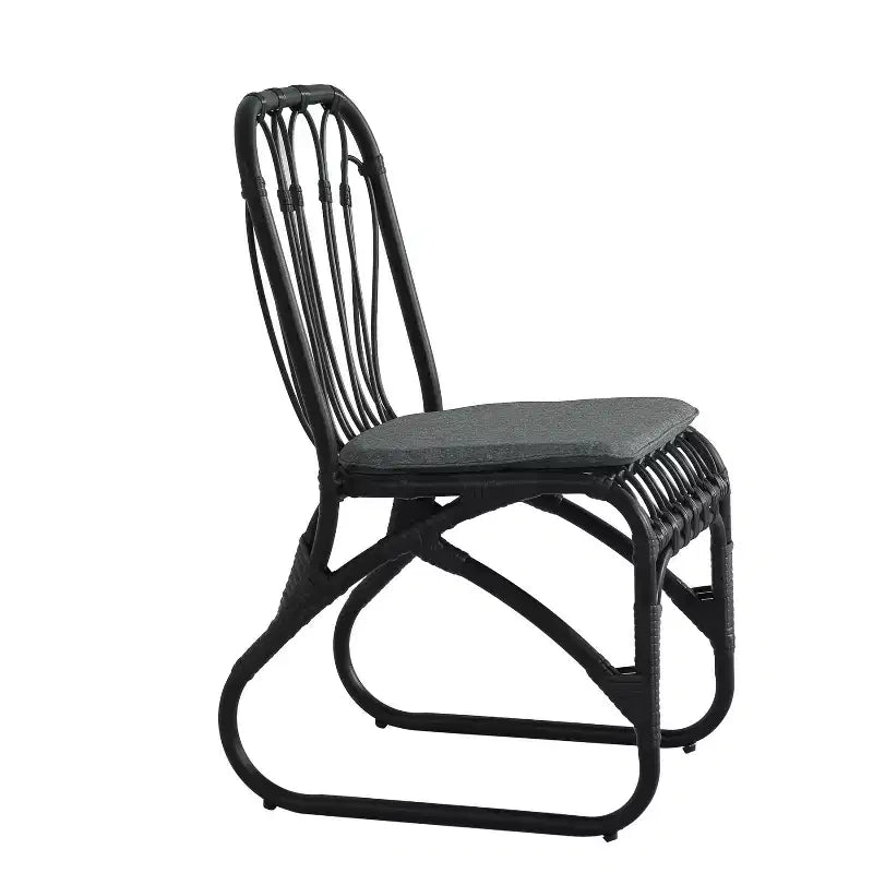 Christopher Knight Home Corsica Set da pranzo transizionale da 7 pezzi da patio in ferro e rattan con cuscini