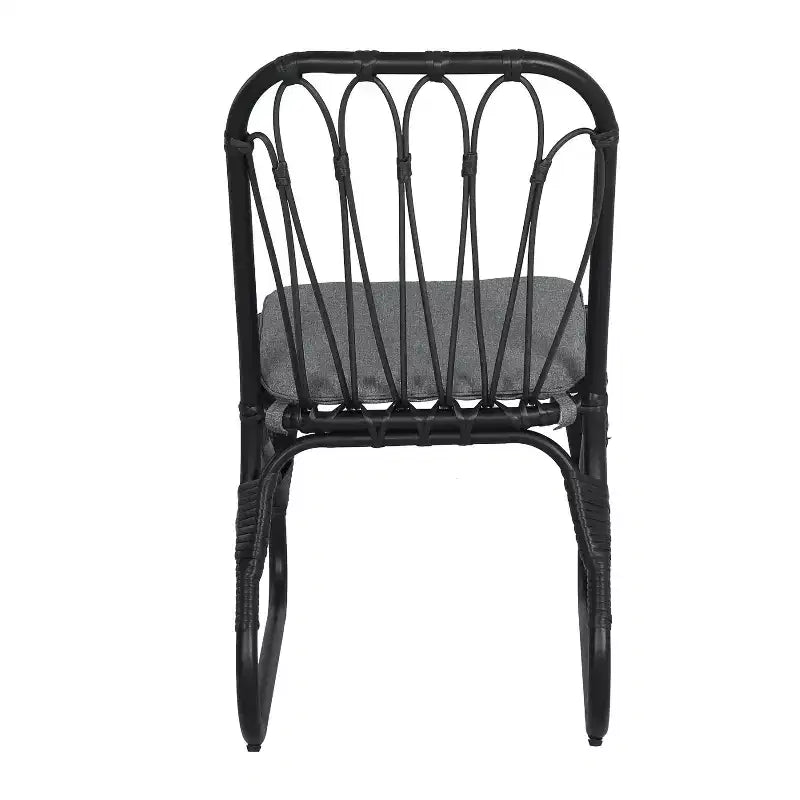 Christopher Knight Home Corsica Set da pranzo transizionale da 7 pezzi da patio in ferro e rattan con cuscini