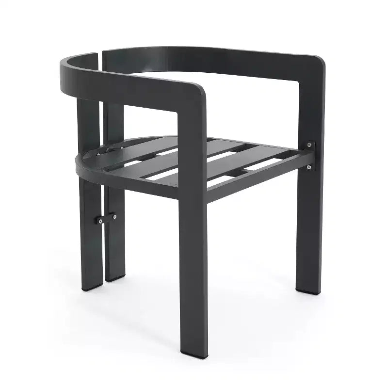 ModernLuxe Set da Pranzo per Esterni da 7 Pezzi per 6 Persone, Set da Arredo Giardino con Tavolo da Pranzo e 6 Sedie con Cuscini e Telaio Resistente alle Intemperie