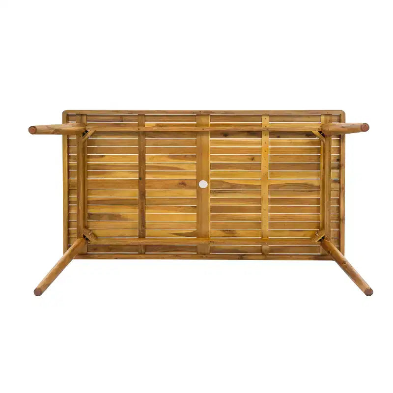 ModernLuxe Set da Pranzo per Esterni da 7 Pezzi per 6 Persone, Set da Arredo Giardino con Tavolo da Pranzo e 6 Sedie con Cuscini e Telaio Resistente alle Intemperie