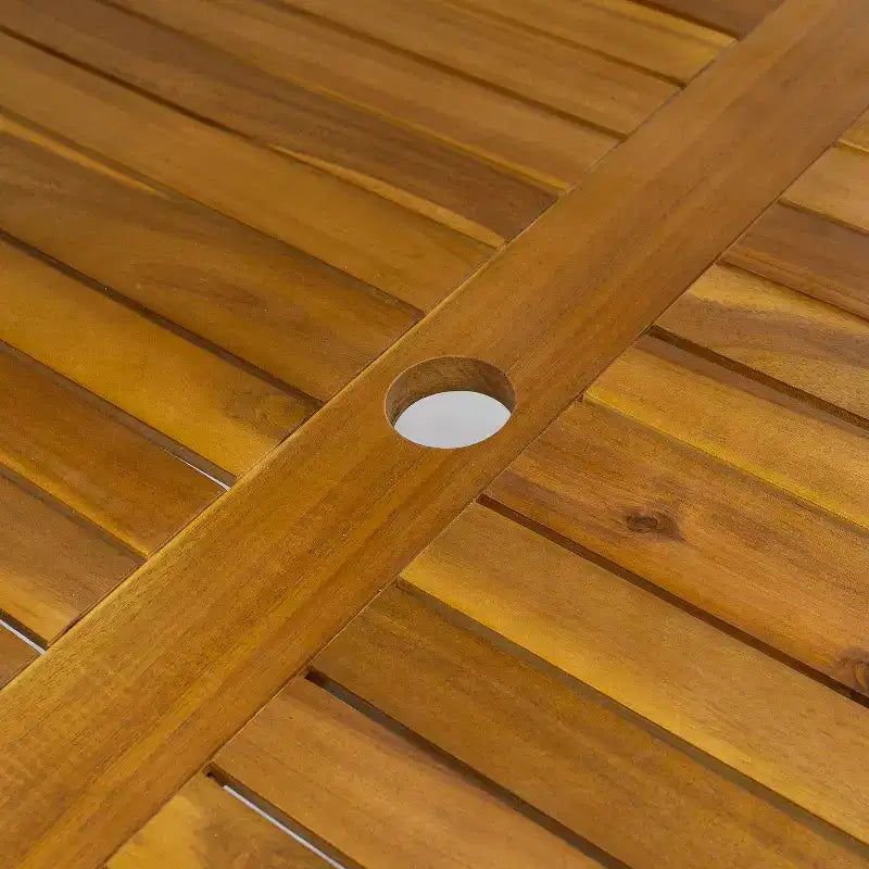 ModernLuxe Set da Pranzo per Esterni da 7 Pezzi per 6 Persone, Set da Arredo Giardino con Tavolo da Pranzo e 6 Sedie con Cuscini e Telaio Resistente alle Intemperie