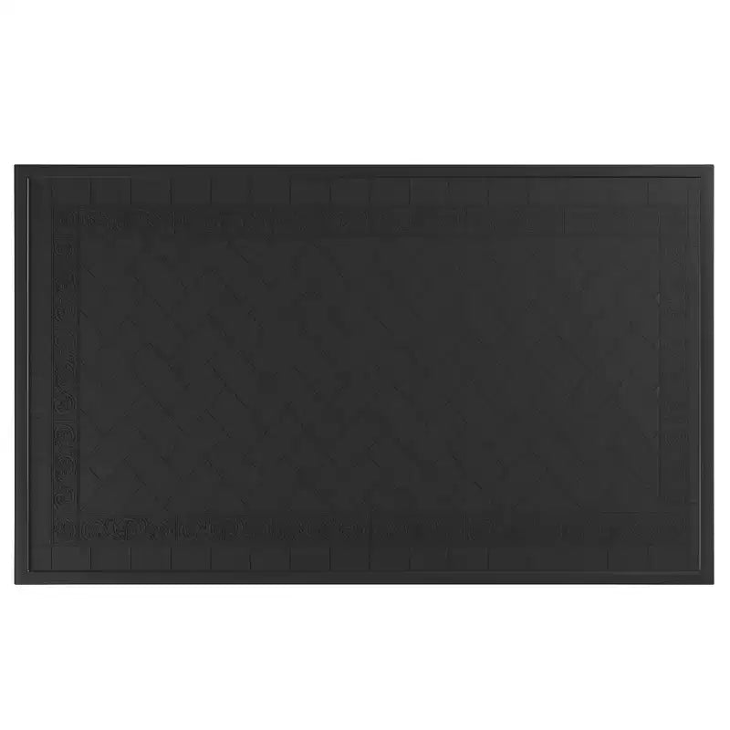 Set da pranzo da 5 pezzi rettangolare in alluminio fuso per patio, per esterni, giardino, terrazza, bordo piscina con cuscini
