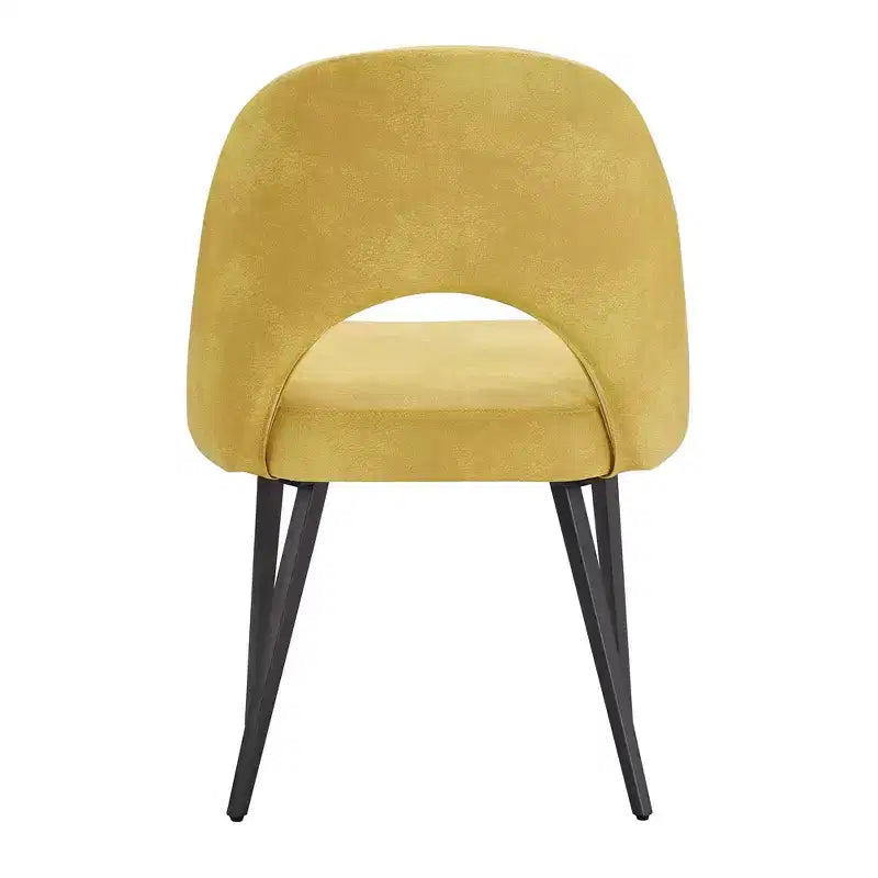 Tavolo da pranzo rotondo Jolana 45 e set di sedie da pranzo imbottite - iNSPIRE Q