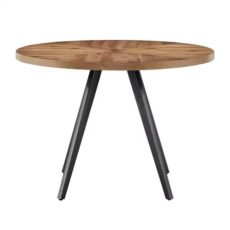 Tavolo da pranzo rotondo Jolana 45 e set di sedie da pranzo imbottite - iNSPIRE Q
