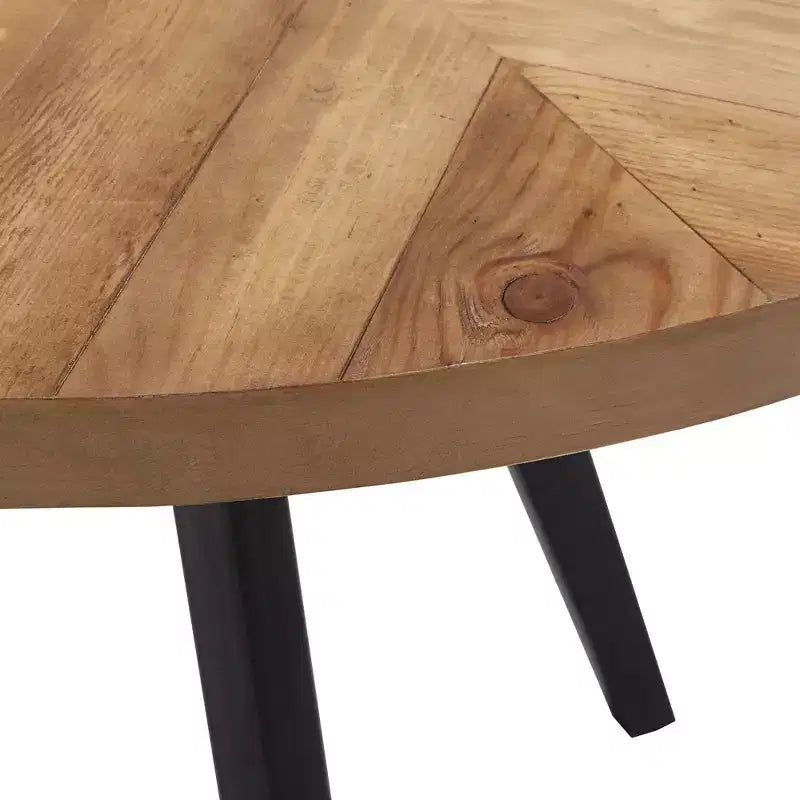 Tavolo da pranzo rotondo Jolana 45 e set di sedie da pranzo imbottite - iNSPIRE Q