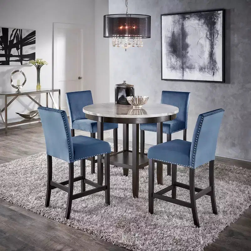 Set da pranzo Banforth - 5 pezzi - Blu - iNSPIRE Q