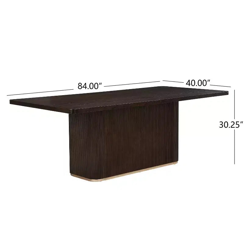 Christopher Knight Home Lindiwe, set da pranzo moderno da 7 pezzi in legno di Hevea con rivestimento in lino e tavolo rettangolare
