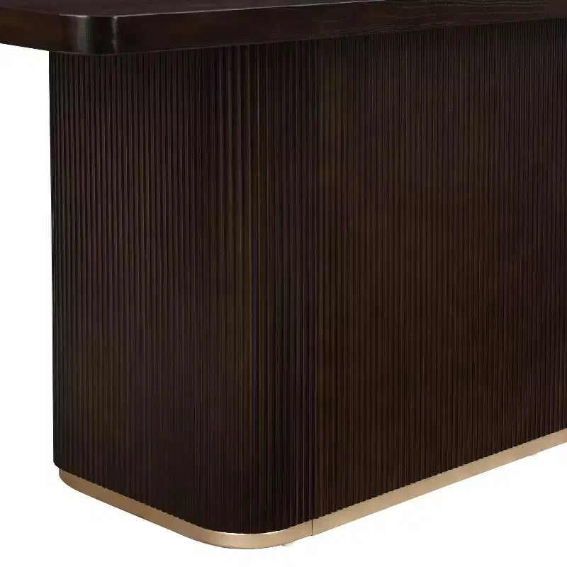 Christopher Knight Home Lindiwe, set da pranzo moderno da 7 pezzi in legno di Hevea con rivestimento in lino e tavolo rettangolare