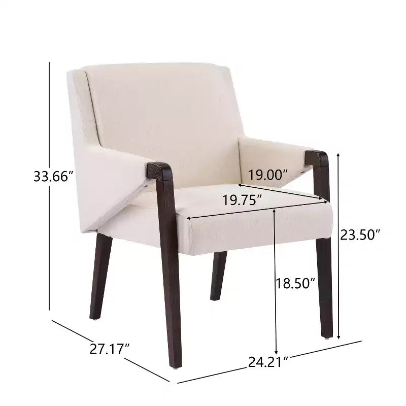 Set da pranzo moderno Christopher Knight Home Harish in 7 pezzi, con tavolo rettangolare e sedie imbottite in lino e legno di gomma