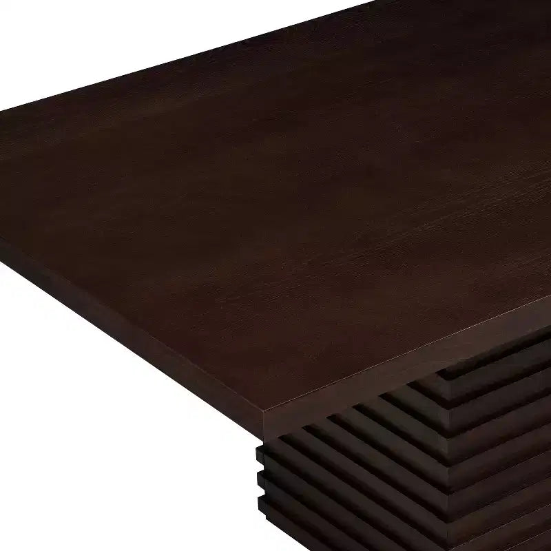Christopher Knight Home Selena, set da pranzo di 7 pezzi moderno di metà secolo con sedie imbottite e tavolo rettangolare