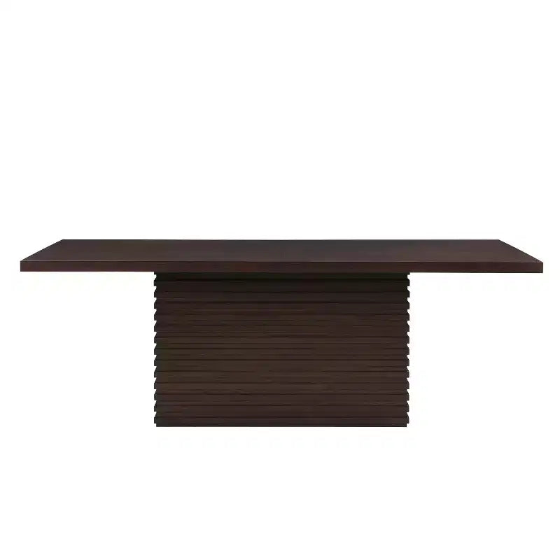 Christopher Knight Home Selena, set da pranzo di 7 pezzi moderno di metà secolo con sedie imbottite e tavolo rettangolare