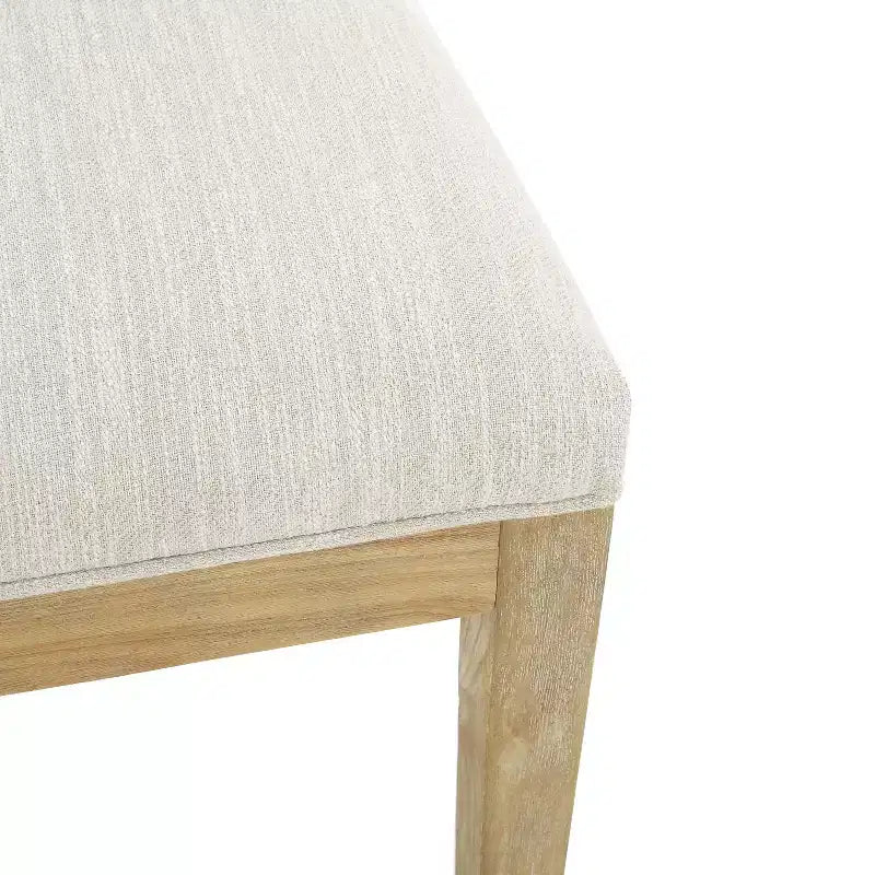 Set da pranzo Christopher Knight Home Charles da 7 pezzi, tavolo allungabile in legno rustico con sedie imbottite, colore naturale/beige