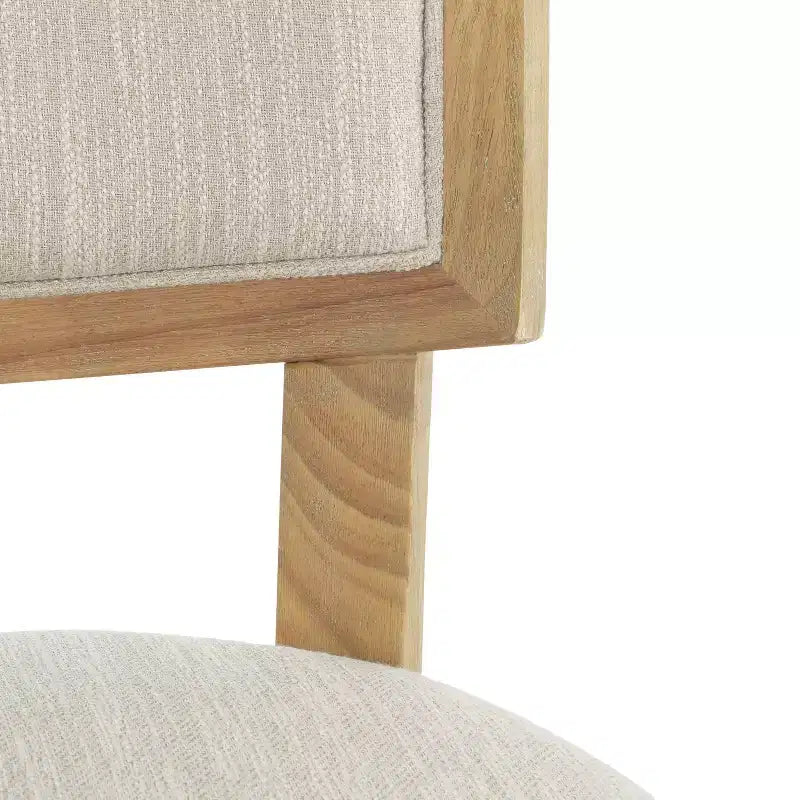 Set da pranzo Christopher Knight Home Charles da 7 pezzi, tavolo allungabile in legno rustico con sedie imbottite, colore naturale/beige