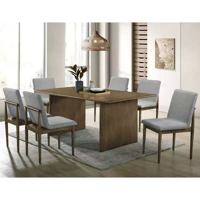 HOMES: Inside + Out Set da pranzo Avery Mid-Century Modern 7 pz