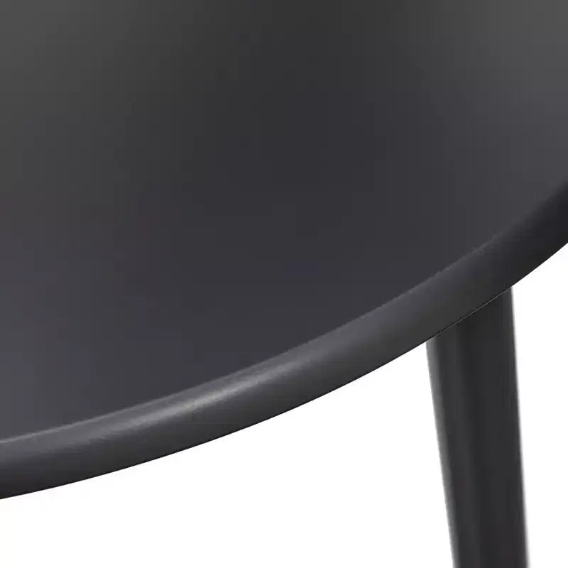 Buylateral Set da pranzo rotondo Florence Farmhouse da 42" a 3 pezzi con sedie in legno massello nero