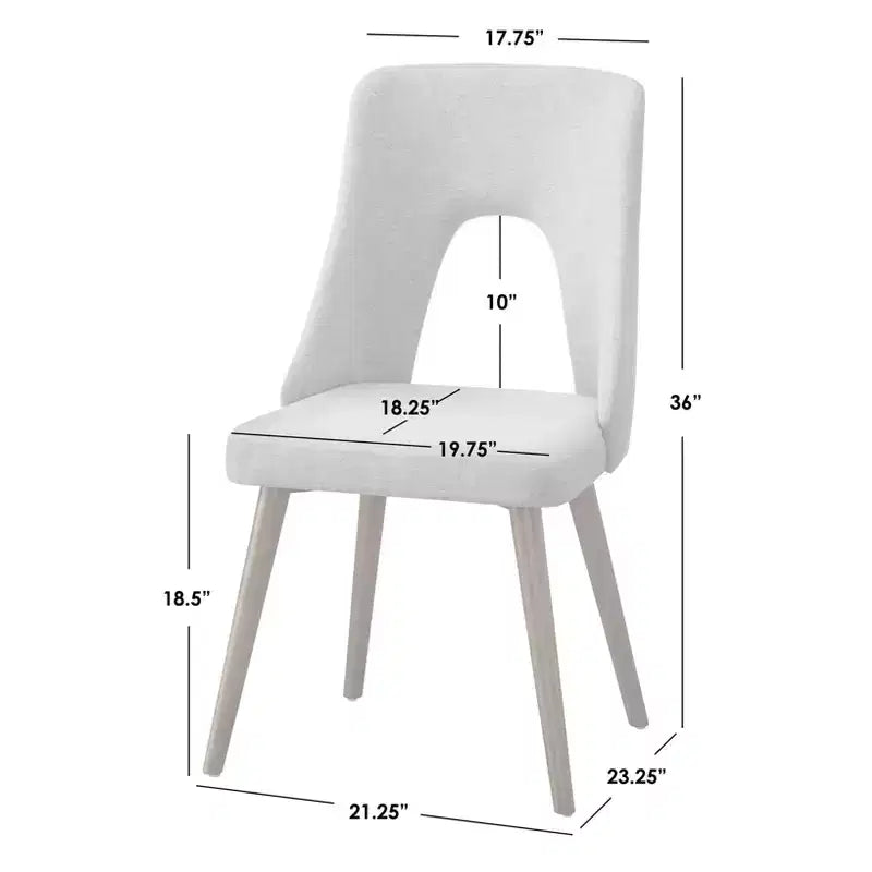 Set da pranzo rettangolare Lifestorey 5 pezzi Clover, design moderno metà secolo, noce/grigio