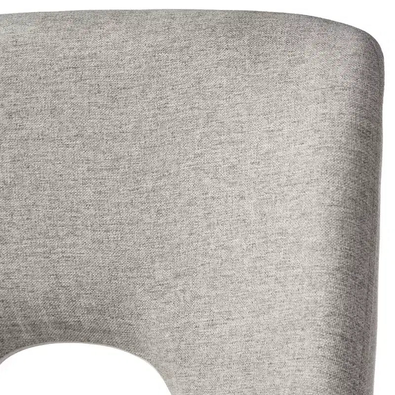 Set da pranzo rettangolare Lifestorey 5 pezzi Clover, design moderno metà secolo, noce/grigio