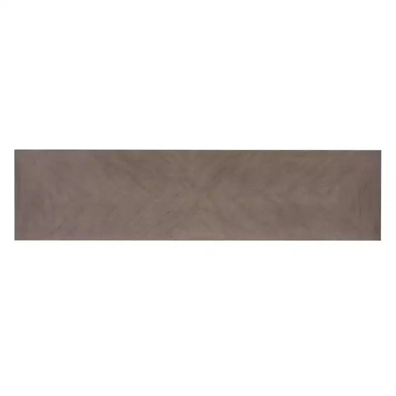 Powell Adams Set da Pranzo Consolle Pieghevole in Legno Massello con 3 Sgabelli Imbottiti con Seduta Beige Bianco: Tavolo Rettangolare, Nido, Non Allungabile