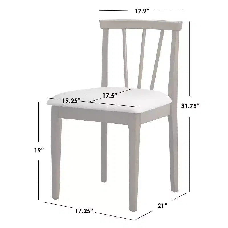 Lifestorey Rochester Set pranzo moderno 7 pz beige/noce